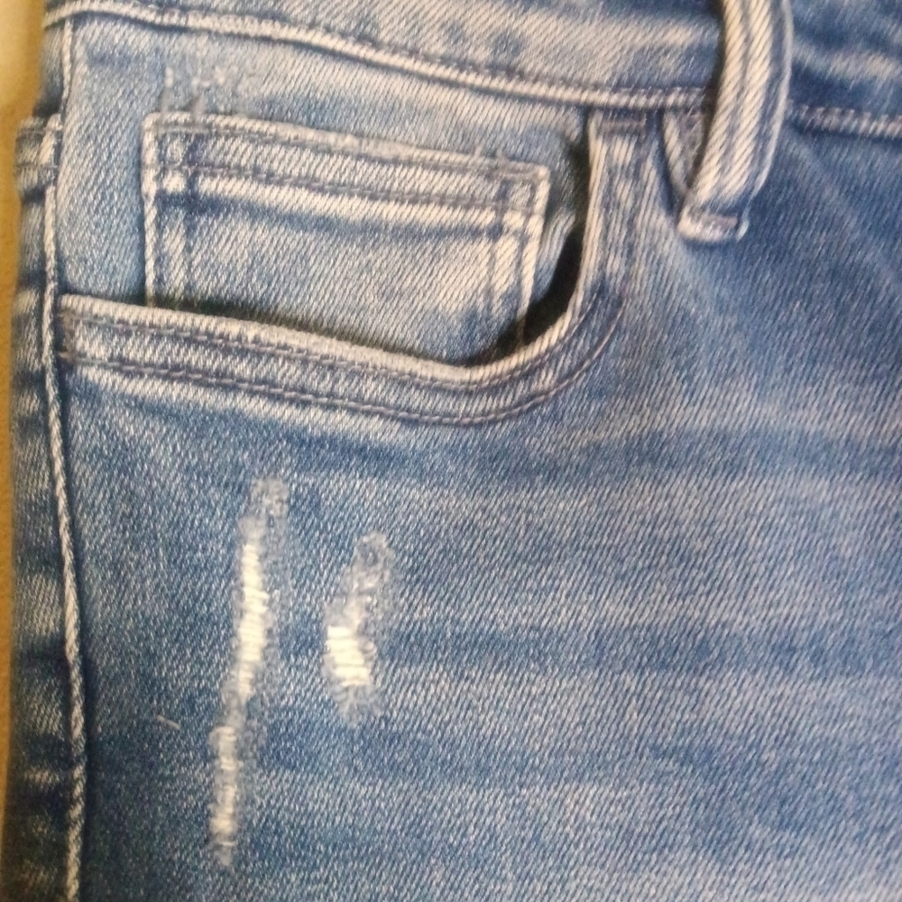 Vervet Blue Jeans High Rise Button Fly Skinny Size 28 - Picture 5 of 16